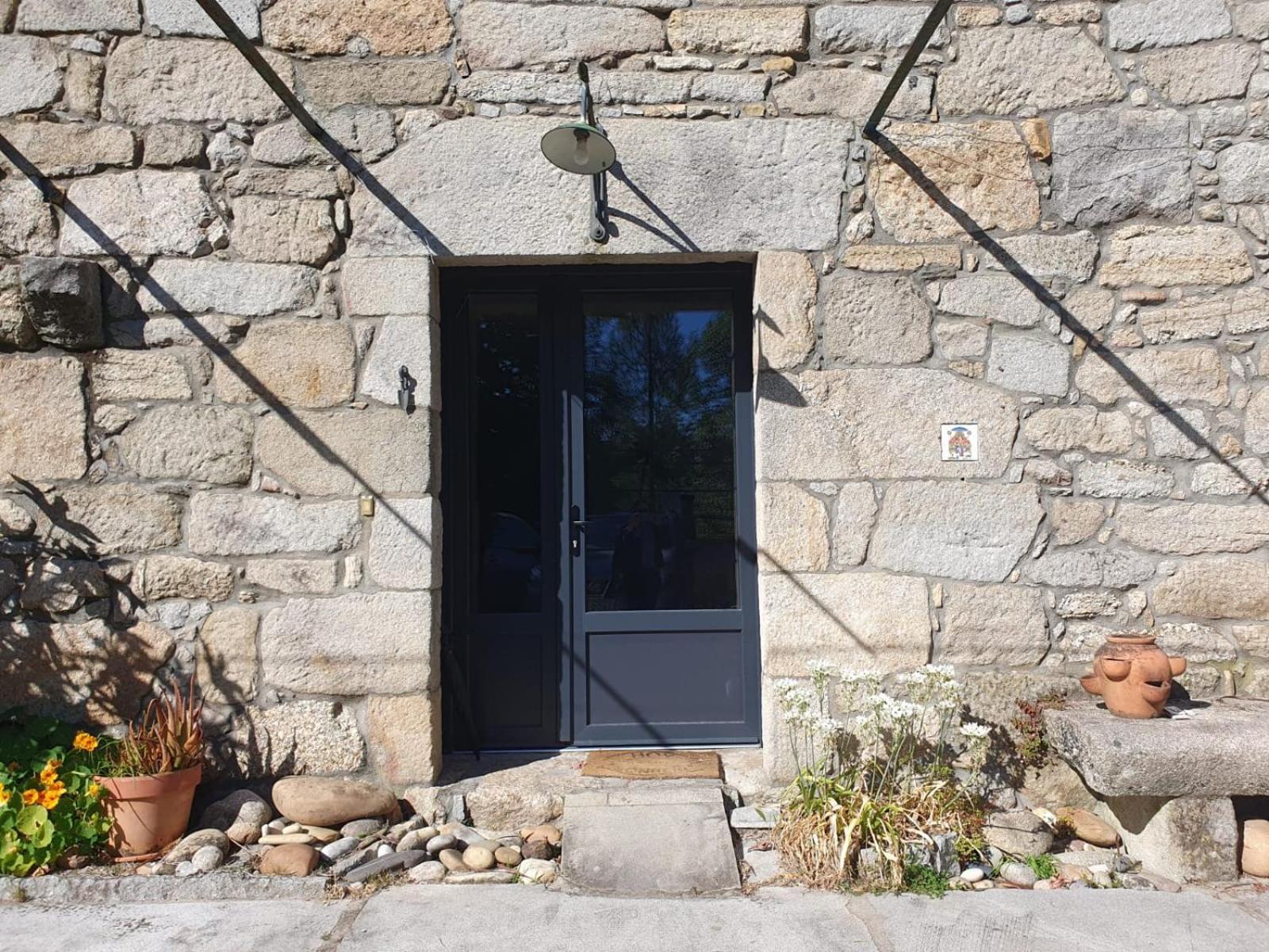 Casa Rural A Pousa Gondomar Con Piscina Villa Exterior foto