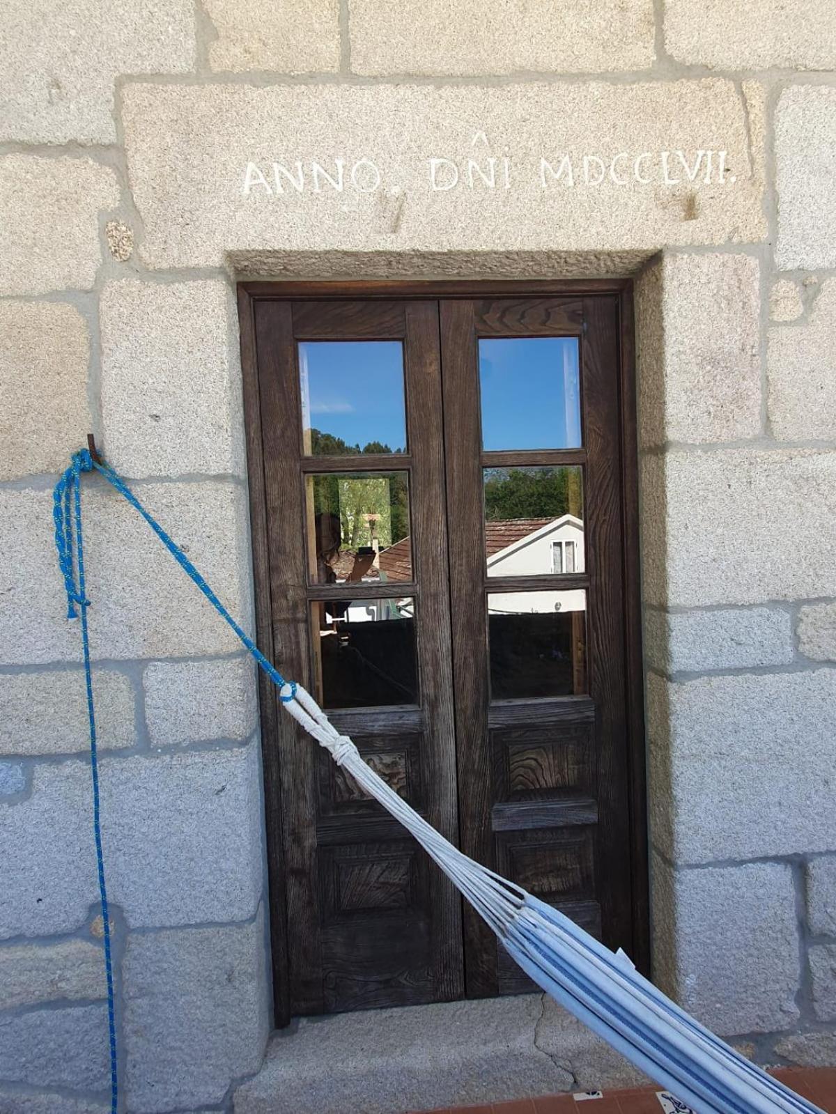 Casa Rural A Pousa Gondomar Con Piscina Villa Exterior foto