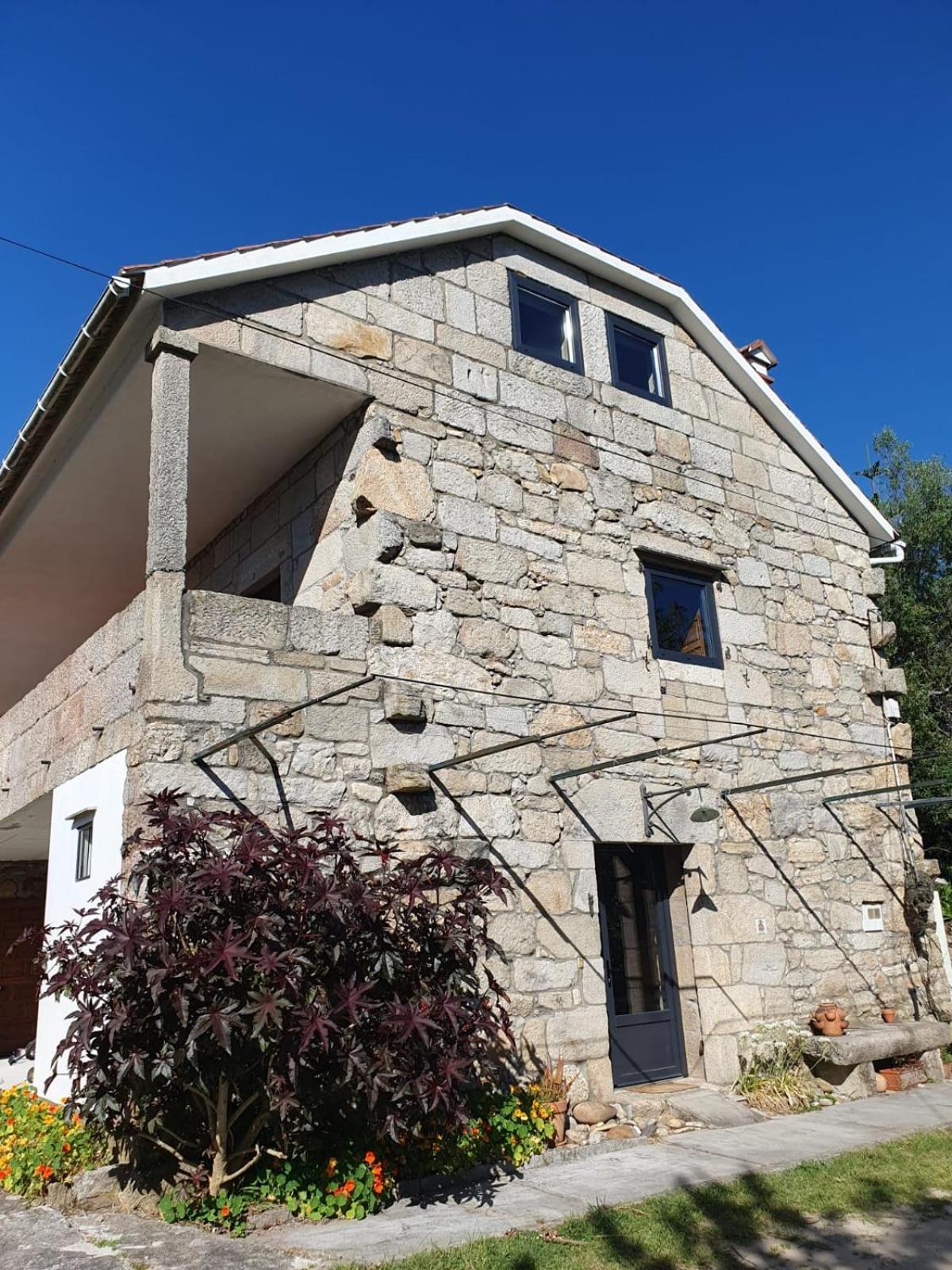 Casa Rural A Pousa Gondomar Con Piscina Villa Exterior foto