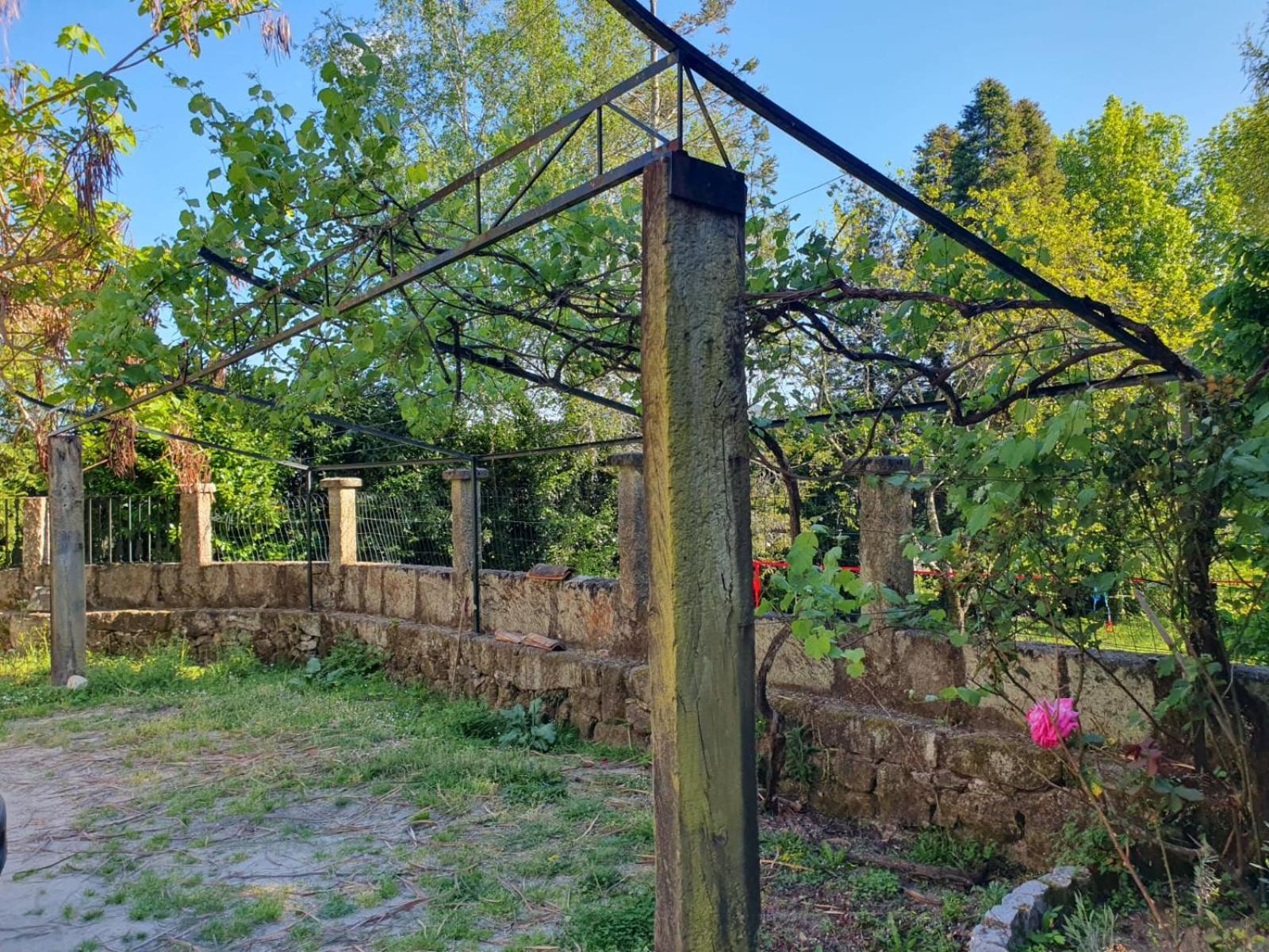 Casa Rural A Pousa Gondomar Con Piscina Villa Exterior foto