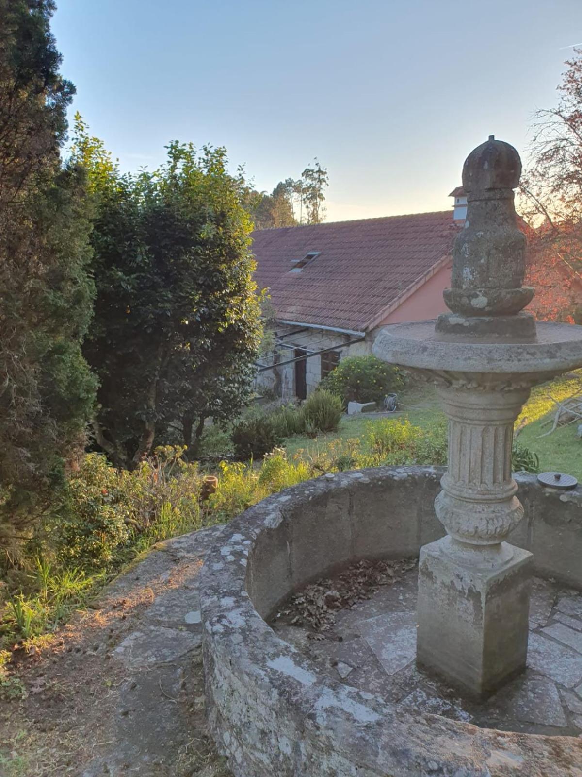 Casa Rural A Pousa Gondomar Con Piscina Villa Exterior foto